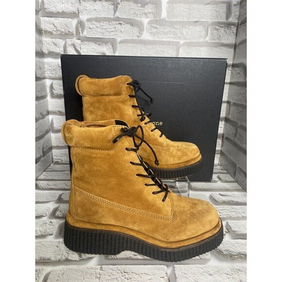 Rag & Bone Womens Sloane Boot Cinnamon Size 6.5 WFF21FF0191F19 - Picture 1 of 10